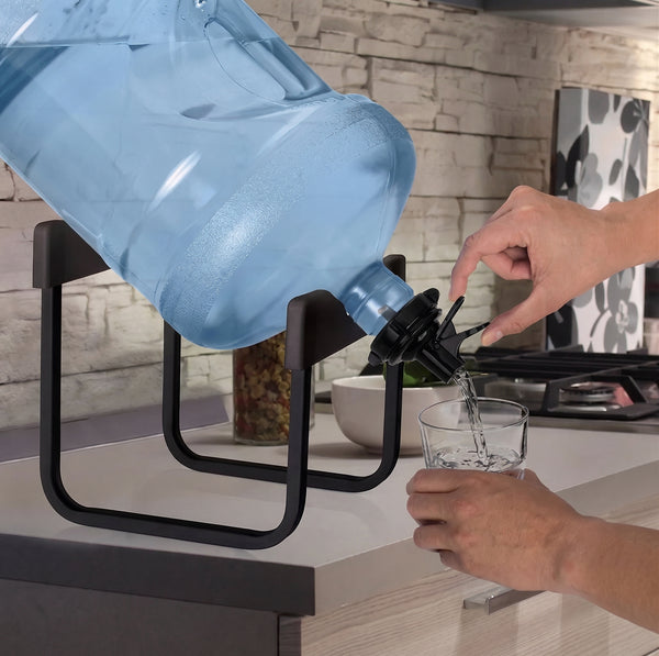 Soporte Rack Para Bidón De Agua  - Negro